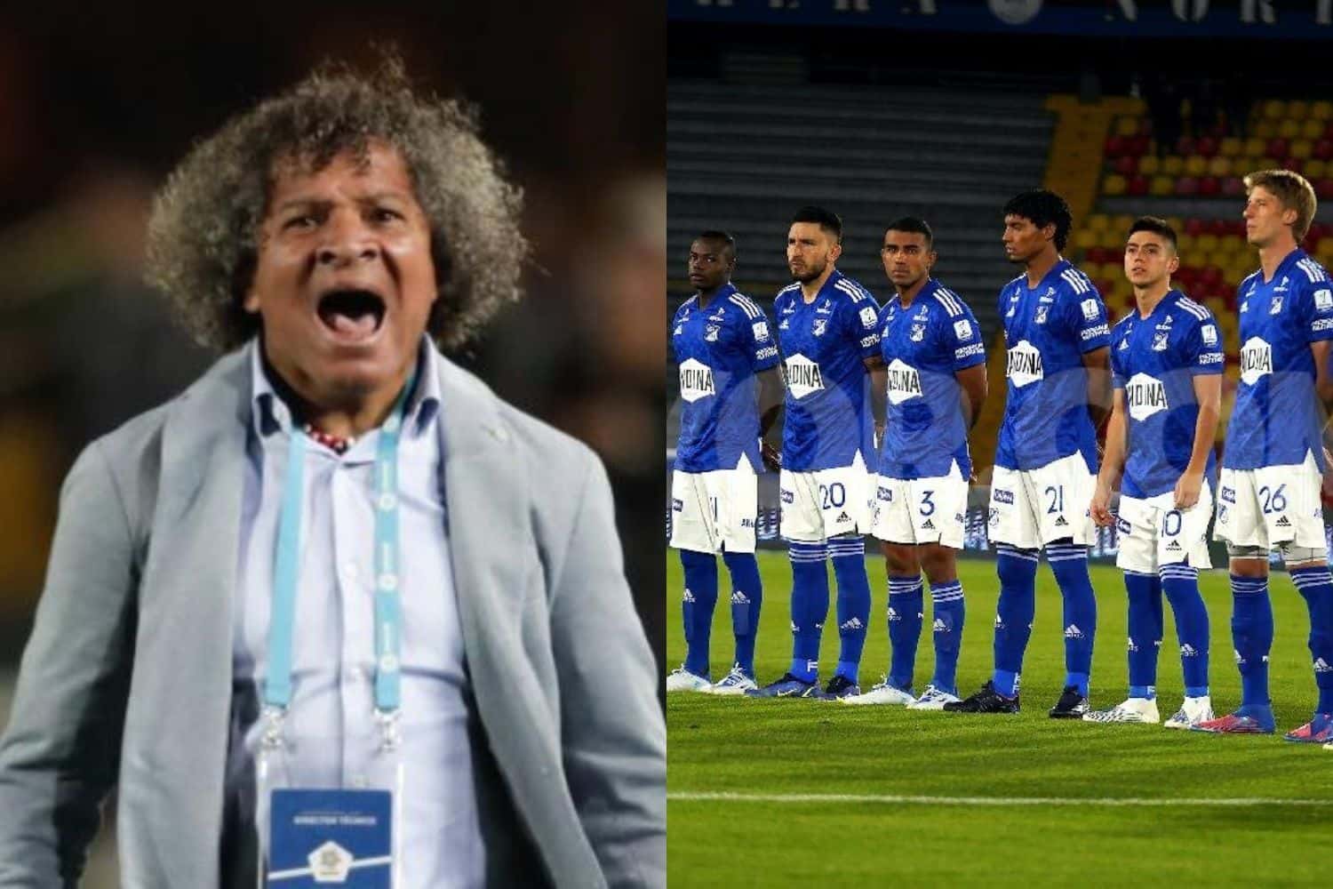 El entrenador se vio molesto ante una insólita acción de los jugadores del club