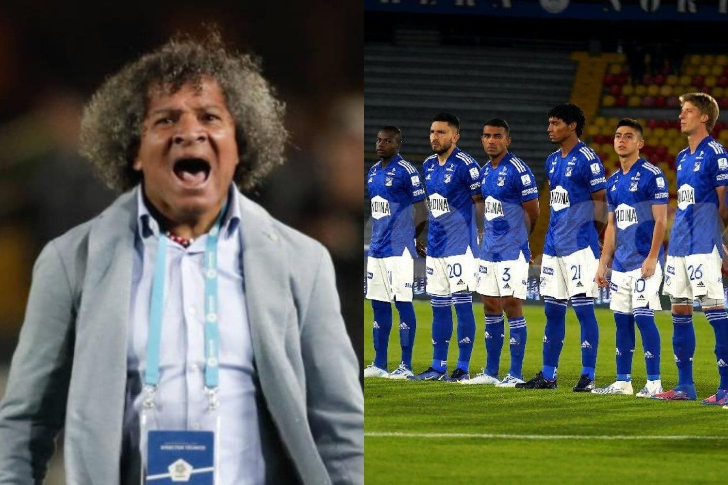 El entrenador se vio molesto ante una insólita acción de los jugadores del club