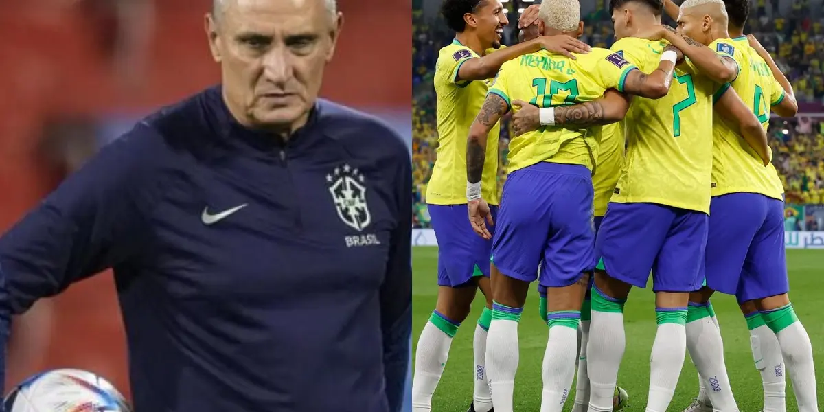 El entrenador tuvo un gran gesto con los jugadores de Brasil quienes golean 4-0 a Corea del Sur