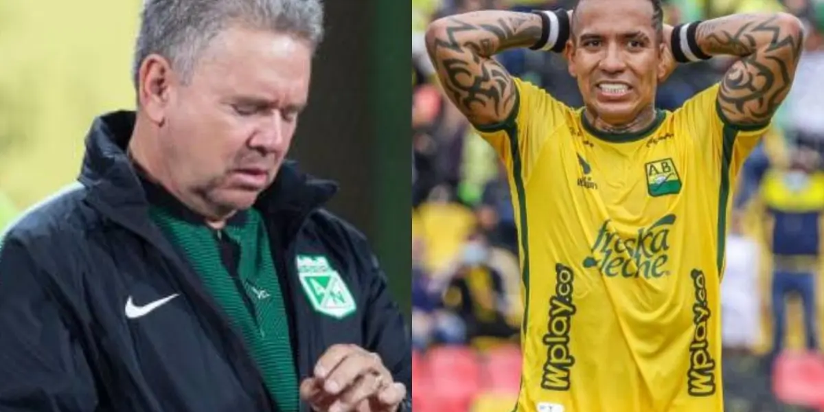 El entrenador tuvo una polémica acción en el club verdolaga tras la victoria ante Atlético Bucaramanga.