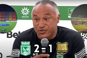 El entrenador William Amaral, se lavó las manos sobre la situación que vive el equipo con sus hinchas.