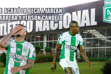 El equipo antioqueño se hartó de Jarlan Barrera y Yerson Candelo