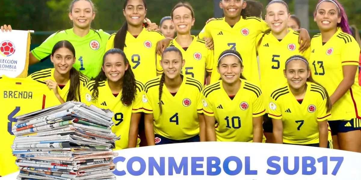El equipo femenino de Colombia sub-17 goleó a Ecuador (Fotos: Redes sociales de la FCF)