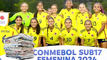 El equipo femenino de Colombia sub-17 goleó a Ecuador (Fotos: Redes sociales de la FCF)