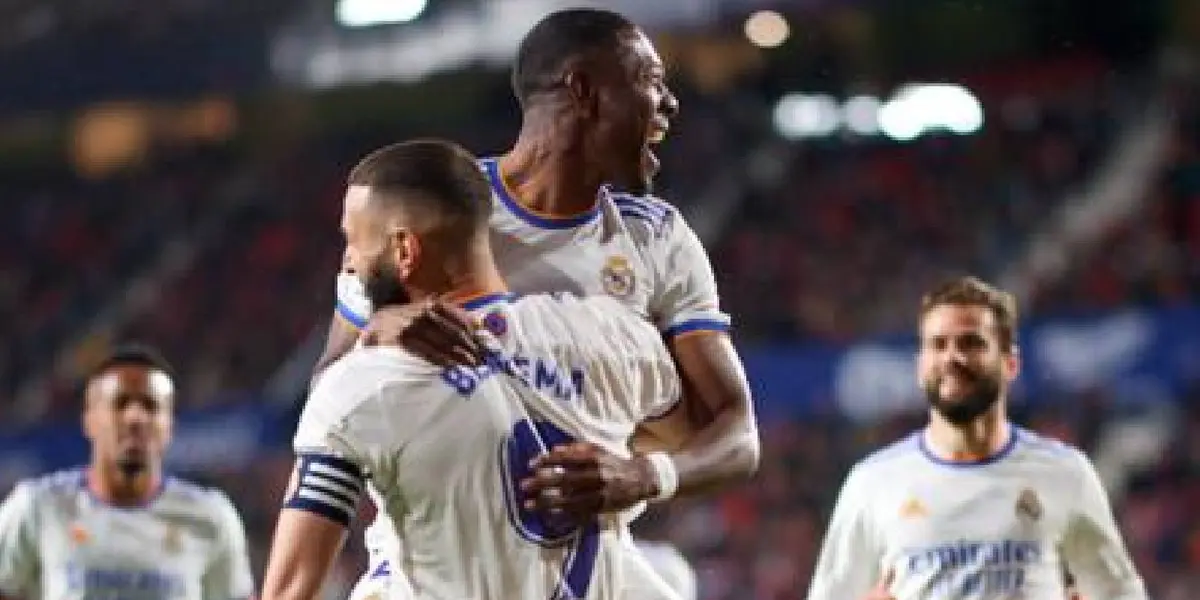 El equipo Merengue derrotó a Osasuna y se acerca al campeonato.