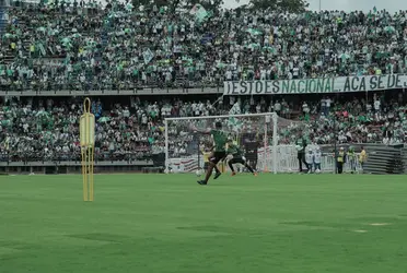 El equipo paisa se entrenó a puertas abiertas en el escenario deportivo.
