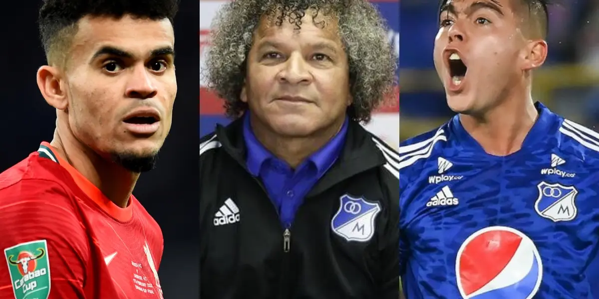 El estratega de Millonarios explicó algo que está haciendo con su joya de Millonarios FC a lo Luis Díaz.