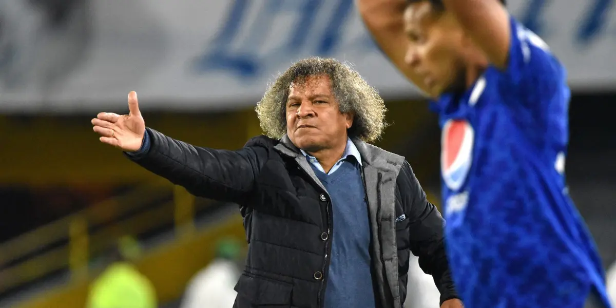 El estratega de Millonarios FC compareció ante los medios luego de empatar con el Deportes Tolima.