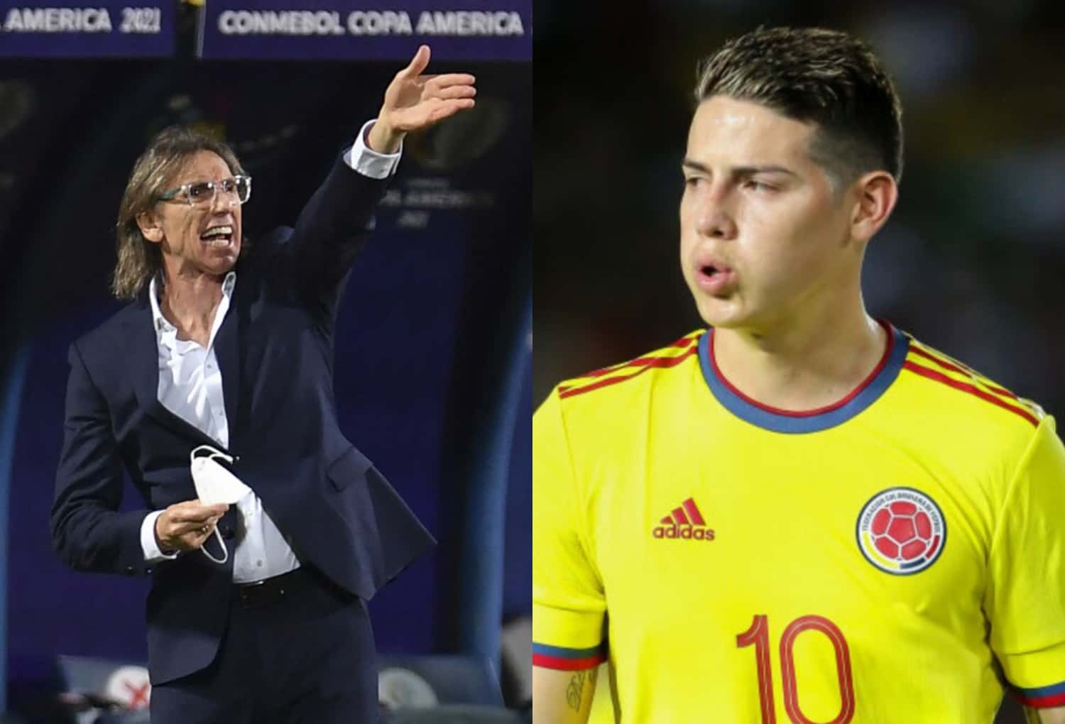 El estratega Ricardo Gareca tiene conceptos muy arraigados con respecto a los jugadores y si llegase a Colombia podría no contar con James por una razón.