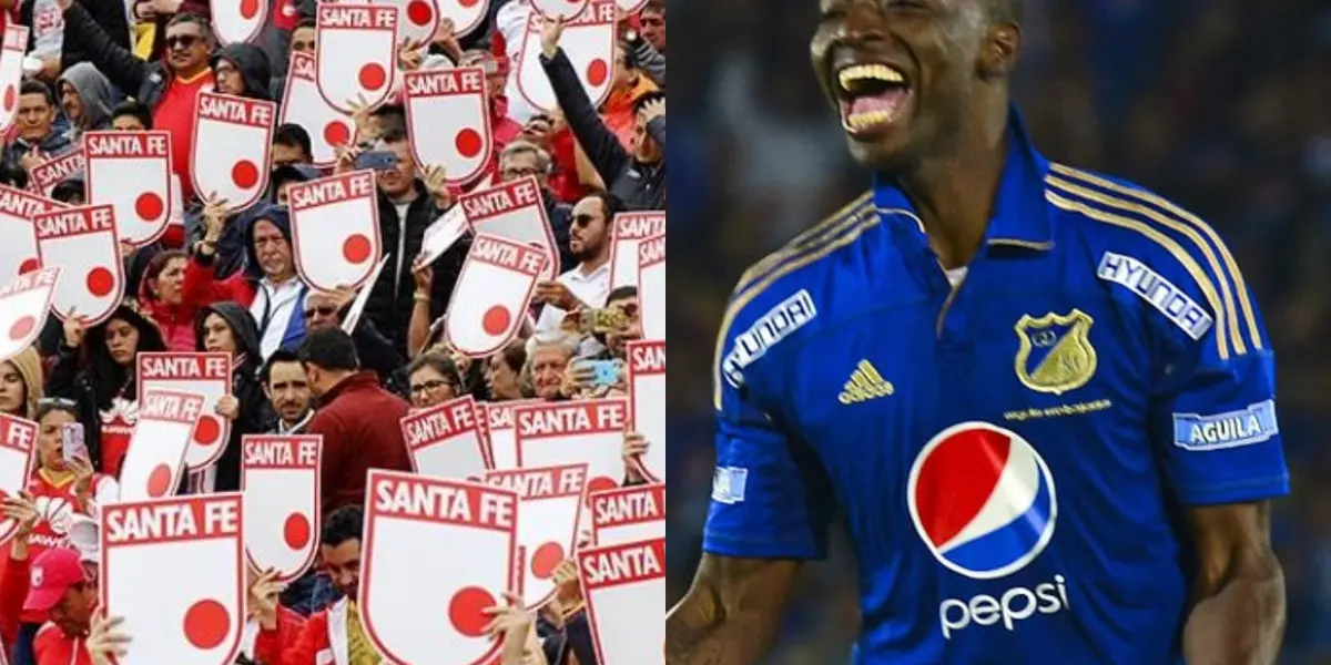 El ex delantero de Millonarios FC, Wason Rentería se gozó la victoria de Millonarios FC contra Santa Fe y se hizo viral en redes.