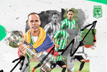 El ex jugador de Atlético Nacional fue resaltado en el club por una ocasión especial.