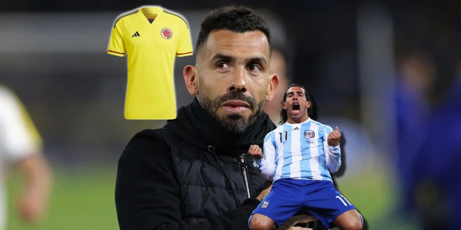El ex jugador Carlos Tévez ahora como entrenador de Independiente le llevaría competencia a un jugador colombiano.