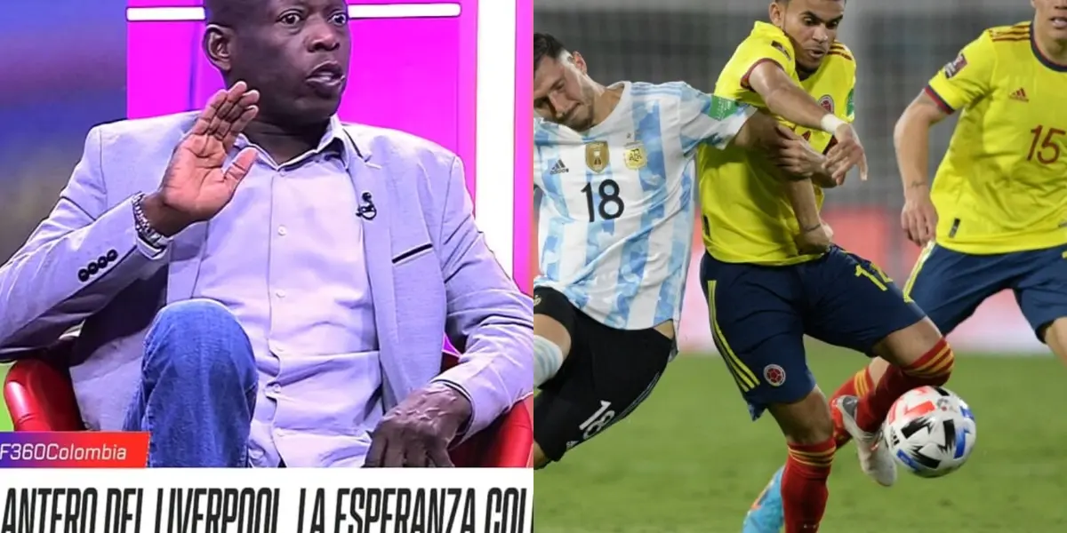 El ex jugador Faustino Asprilla desde las pantallas de ESPN Colombia indicó cuál es el principal problema que ha tenido Luis Díaz en la Selección Colombia.