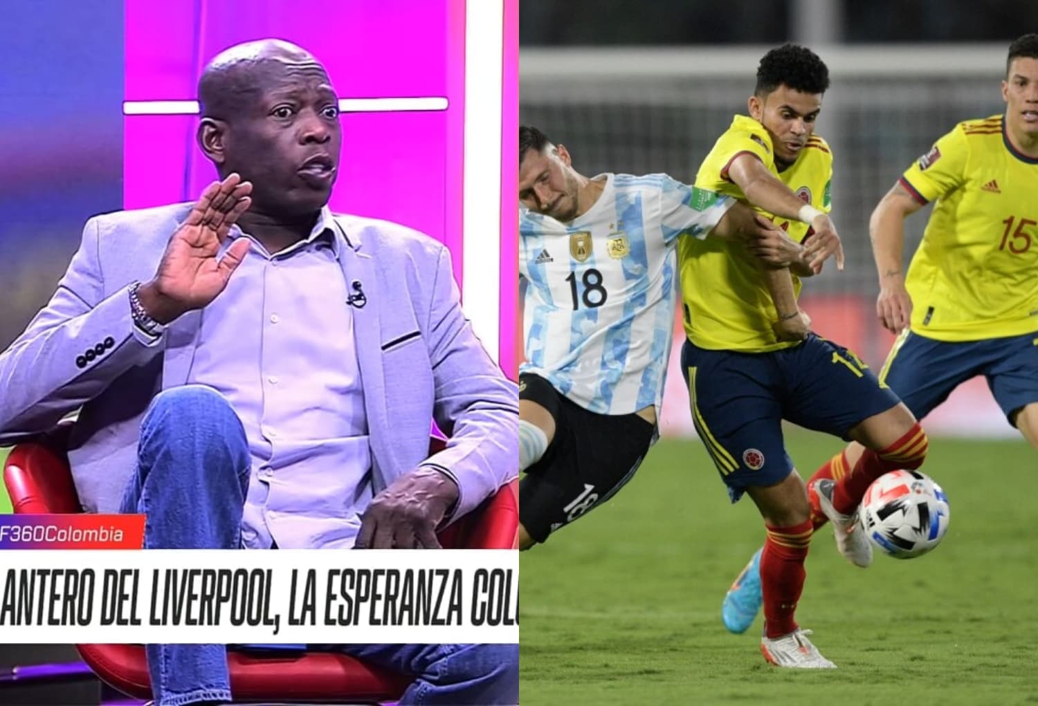 El ex jugador Faustino Asprilla desde las pantallas de ESPN Colombia indicó cuál es el principal problema que ha tenido Luis Díaz en la Selección Colombia.