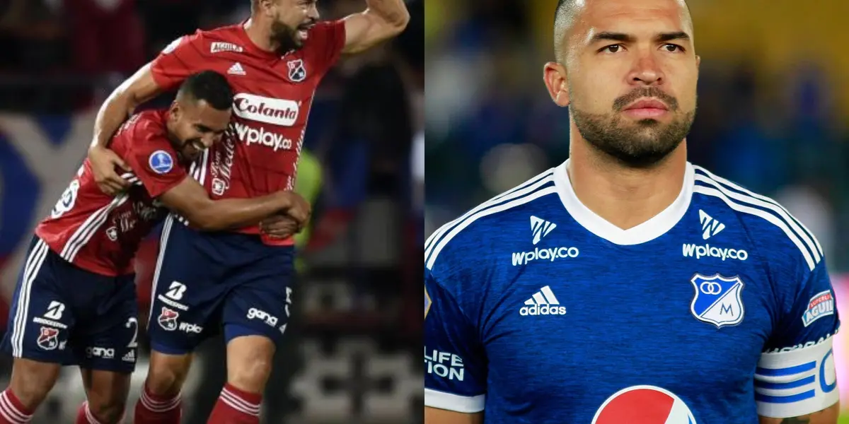 El ex jugador de Millonarios, Andrés Cadavid goleó a su ex equipo en el Estadio Atanasio Girardot.