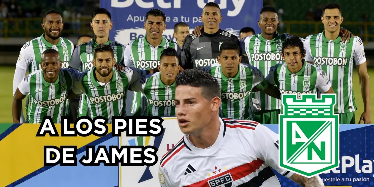 El ex Verdolaga no paró en elogios con James. Foto de Nacional tomada de Antena 2, James de El País.