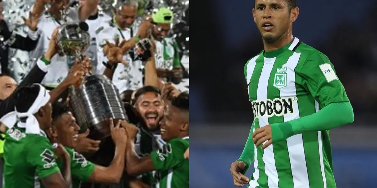 El exfutbolista tuvo un gran paso por el cuadro verdolaga donde salió campeón de la Copa Libertadores.