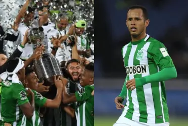 El exfutbolista tuvo un gran paso por el cuadro verdolaga donde salió campeón de la Copa Libertadores.