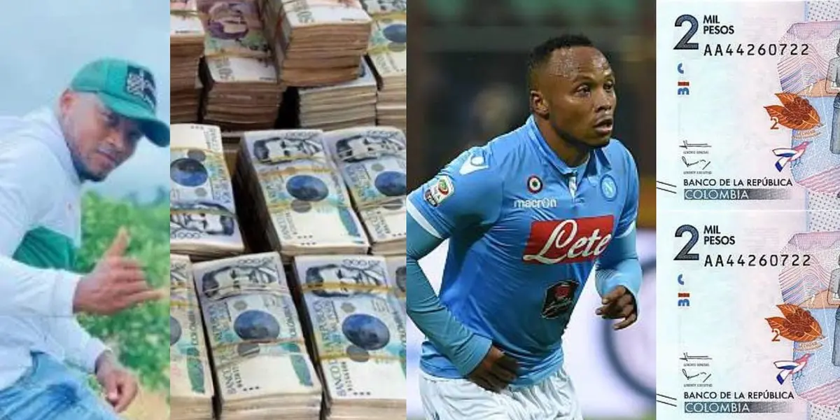 El exjugador de Atlético Nacional y Napoli ganaba millones en Europa