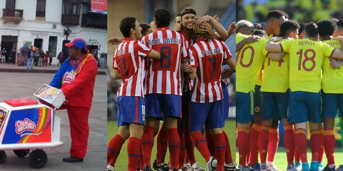 El exjugador colombiano brilló en la selección y en el Atlético de Madrid