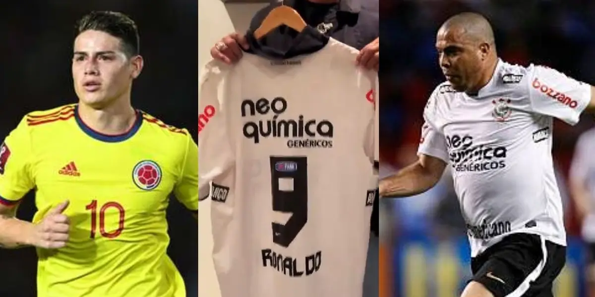 El exjugador colombiano tiene en su museo personal la última camiseta que uso Ronaldo Nazario