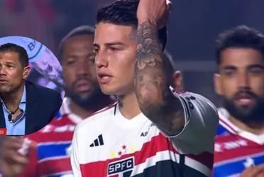 El exjugador habló sobre el nuevo penal que erró James Rodríguez con Sao Paulo