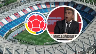 El exjugador lanzó una crítica que parece ir directamente contra la sede de la Selección. Foto: Captura de ESPN, Escudoteca y Junior FC