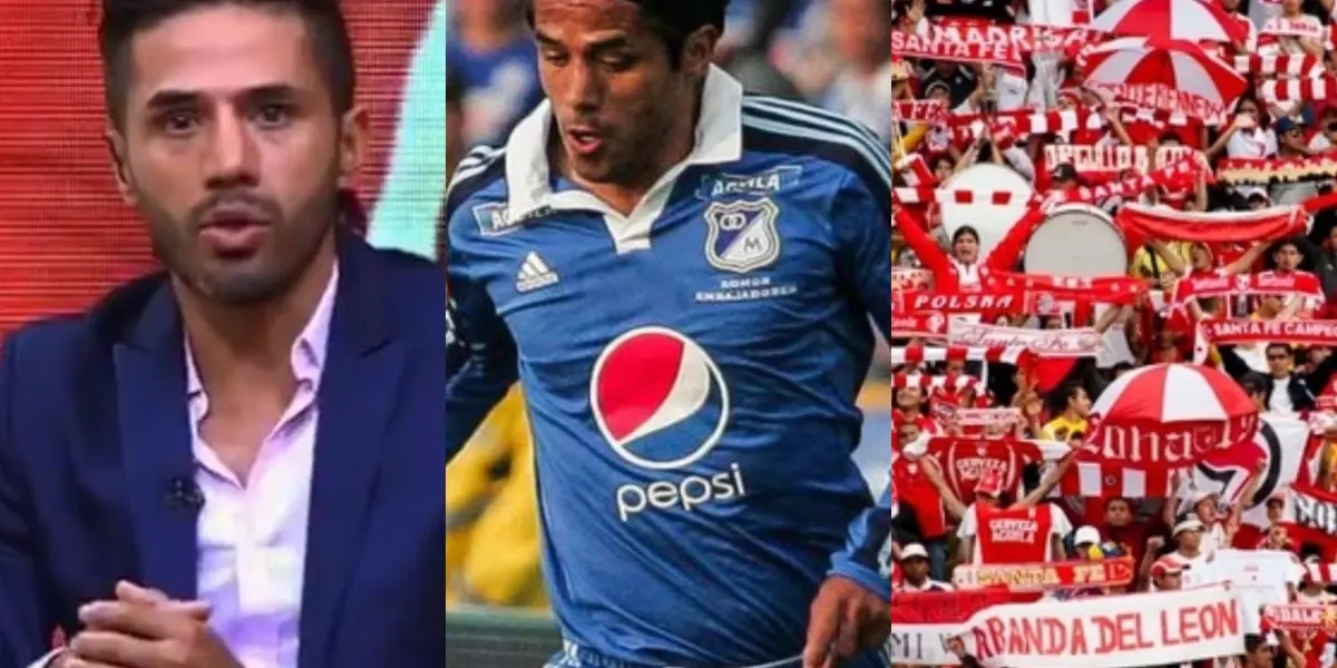 El exjugador que paso por Millonarios dijo algo que molesto a los hinchas de Independiente Santa Fe