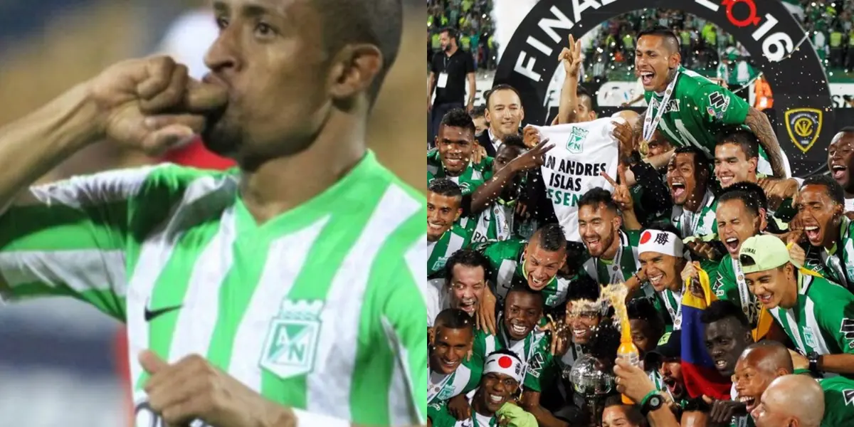 El experimentado exfutbolista salió campeón con el cuadro verdolaga de la Copa Libertadores y fue una figura del equipo.