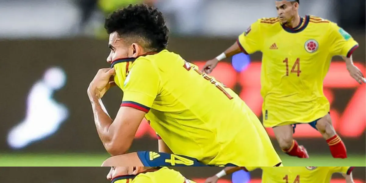 El extremo colombiano, Luis Díaz, fue criticado en las redes sociales por su pálida actuación contra Uruguay. 