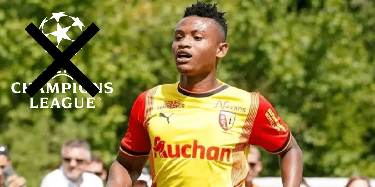 El extremo Óscar Cortés no fue inscrito por el Lens para disputar la Champions League.