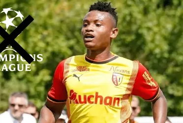 El extremo Óscar Cortés no fue inscrito por el Lens para disputar la Champions League.