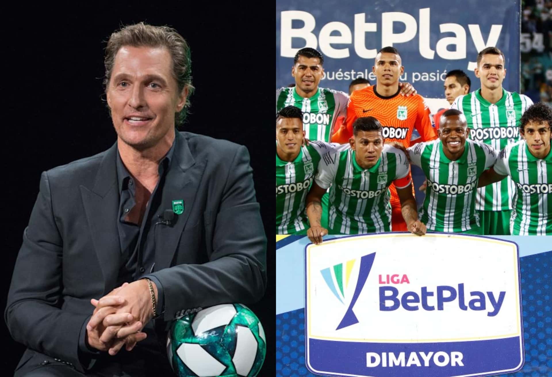 El famoso actor Matthew McConaughey es ahora directivo de un equipo en Estados Unidos y puede hacer algo que en este momento a los directivos de Atlético Nacional les queda complejo por su mala gestión.