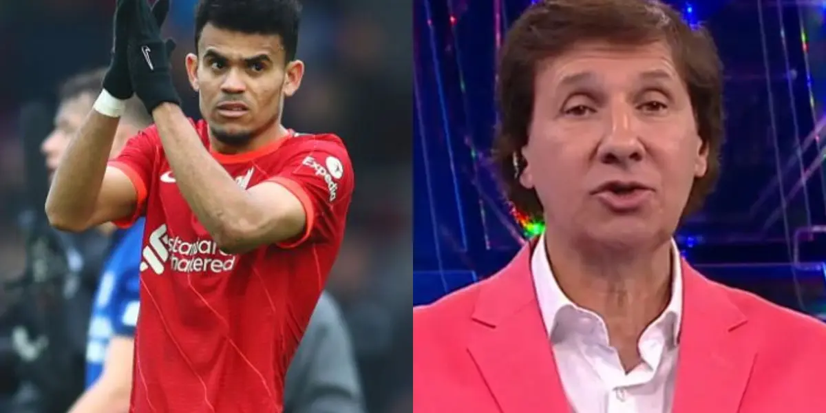 El famoso narrador Bambino Pons no paró en elogios para describir lo que representa Luis Díaz en el Liverpool.