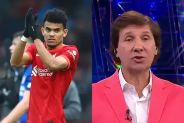 El famoso narrador Bambino Pons no paró en elogios para describir lo que representa Luis Díaz en el Liverpool.