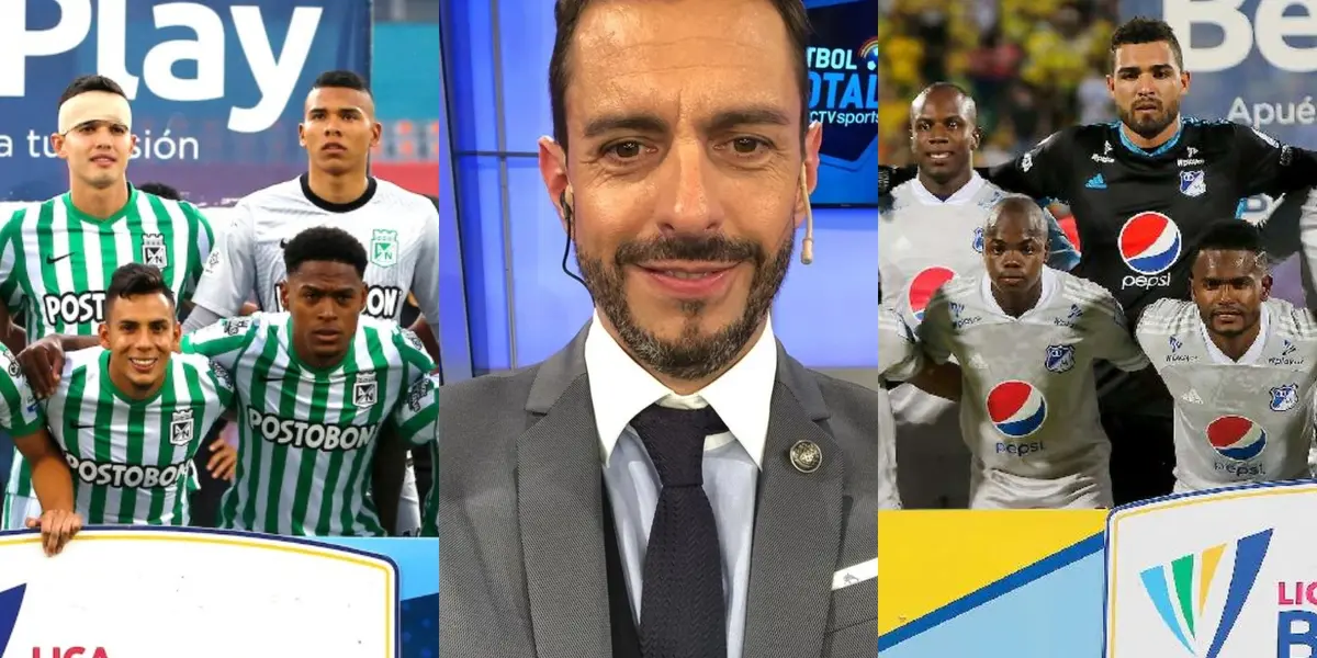 El famoso periodista argentino destacó la labor de un equipo colombiano.