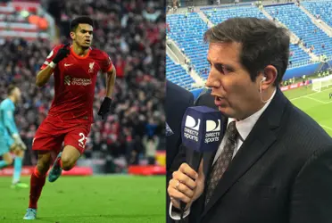 El famoso periodista argetino Juan Pablo Varsky reseñó el primer gol de Luis Díaz con el Liverpool en Inglaterra. 