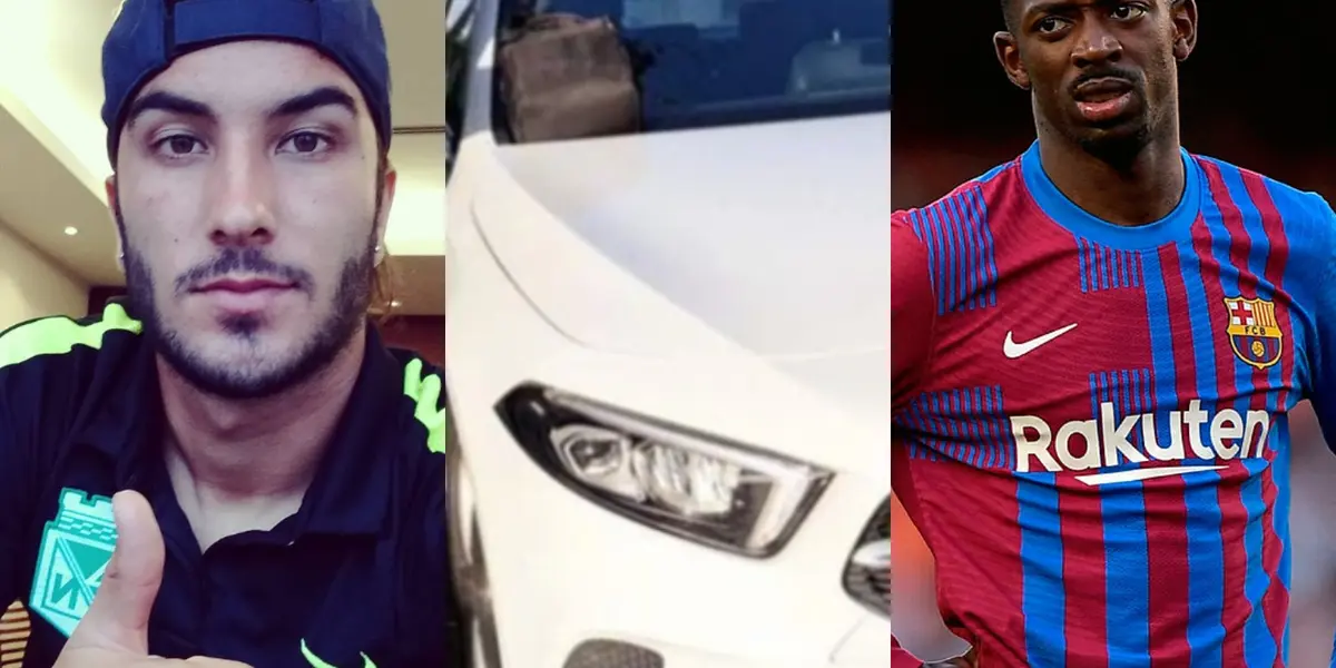 El futbolista colombiano compartió en sus redes sociales un auto de lujo que al parecer sería su nuevo juguete en la colección.