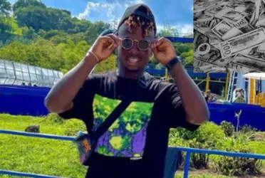 El futbolista Déinner Quiñones tuvo un accidente que encendió las alarmas de todos en Medellín.