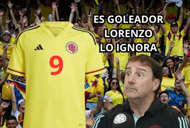 El goleador ha sido ignorado en la Selección Colombia por parte de Néstor Lorenzo.
