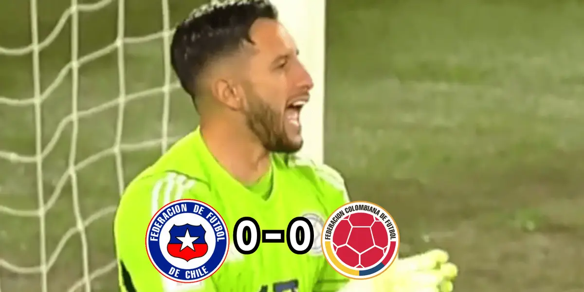 El guardameta Camilo Vargas fue la gran figura del primer tiempo, demostrando su gran nivel de competencia.