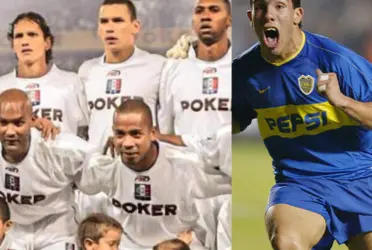 El guardameta colombiano tocó el cielo con las manos cuando ganó la Copa Libertadores en 2004.