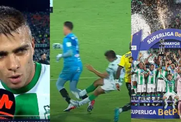 El guardameta no pudo contra Jhon Duque y ahora se podría estar lamentando tras haber salido de Nacional