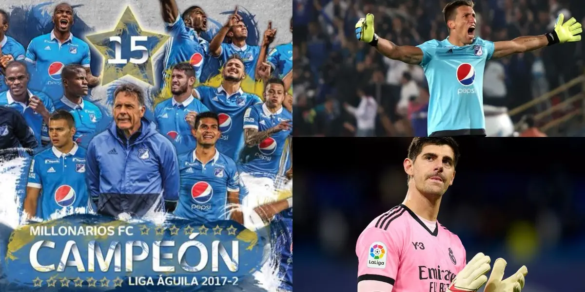 El guardameta tuvo un importante paso por Millonarios donde fue un crack y salió campeón por liga