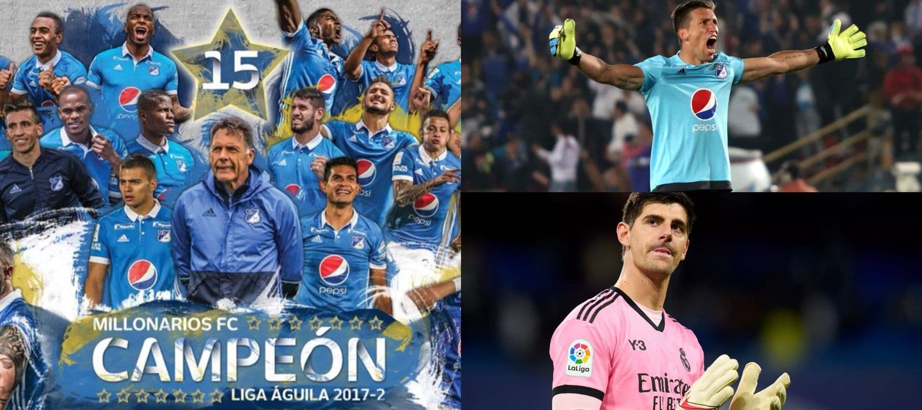 El guardameta tuvo un importante paso por Millonarios donde fue un crack y salió campeón por liga