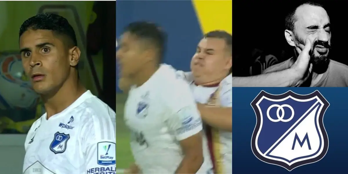 El hincha que agredió a Daniel Cataño anoche en el estadio Manuel Murillo Toro no recibió una sanción ejemplar