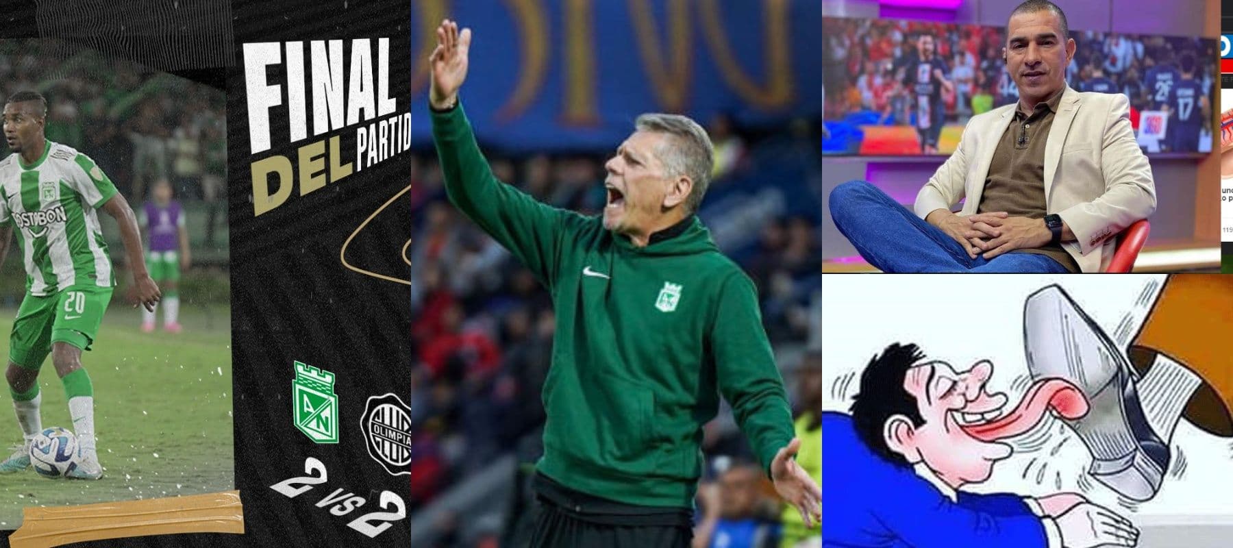 El ídolo del verde tuvo un comentario a favor del equipo a pesar que empató ante Olimpia