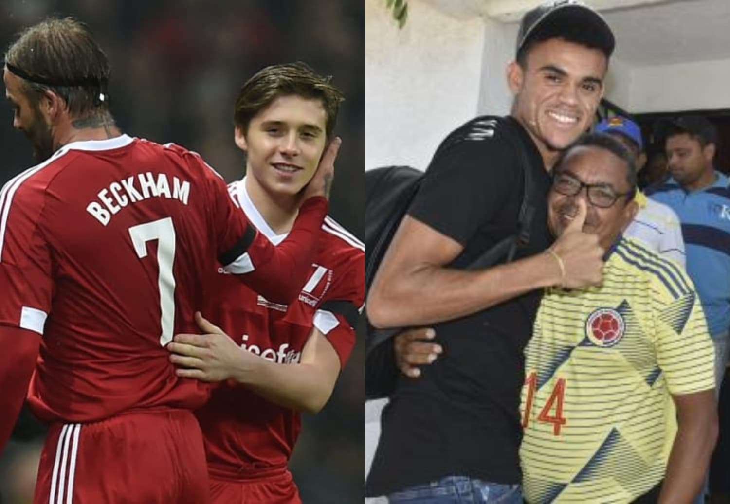 El inglés David Beckham pese a sus millones no pudo ver triunfar a su hijo en el fútbol y el padre de Luis Díaz hizo hasta lo imposible y lo logró, son dos historias diferentes e interesantes.