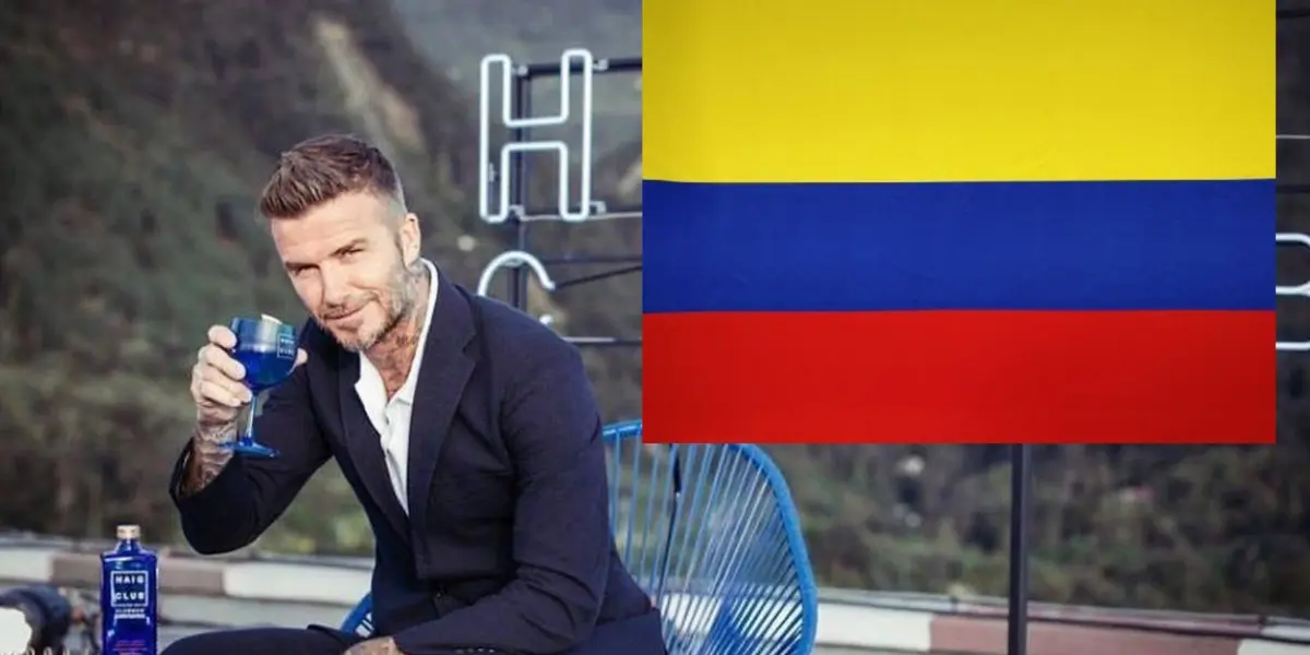 El inglés David Beckham tiene un negocio productivo en Colombia con una marca de licor que le deja grandes dividendos. 
