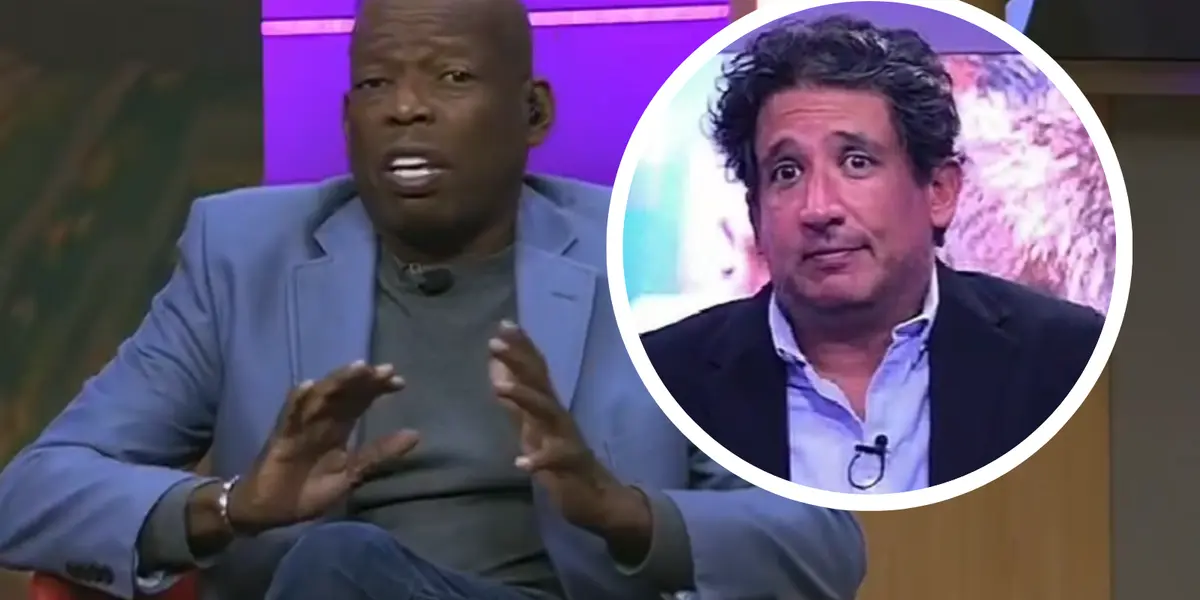 El insólito regalo de la leyenda colombiana al periodista en pleno programa Foto: Captura de ESPN y Win Sports